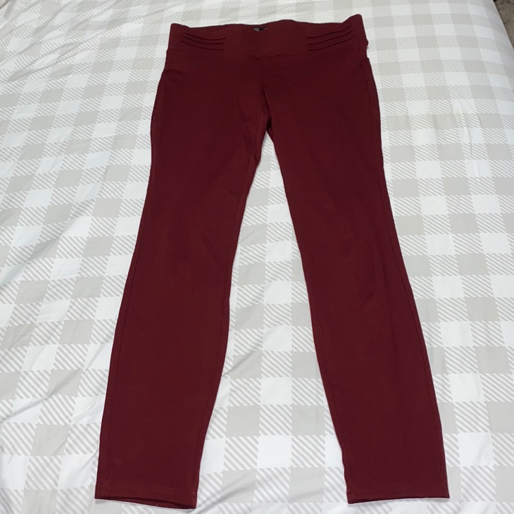 Size Medium red‎ leggings by Dictionary